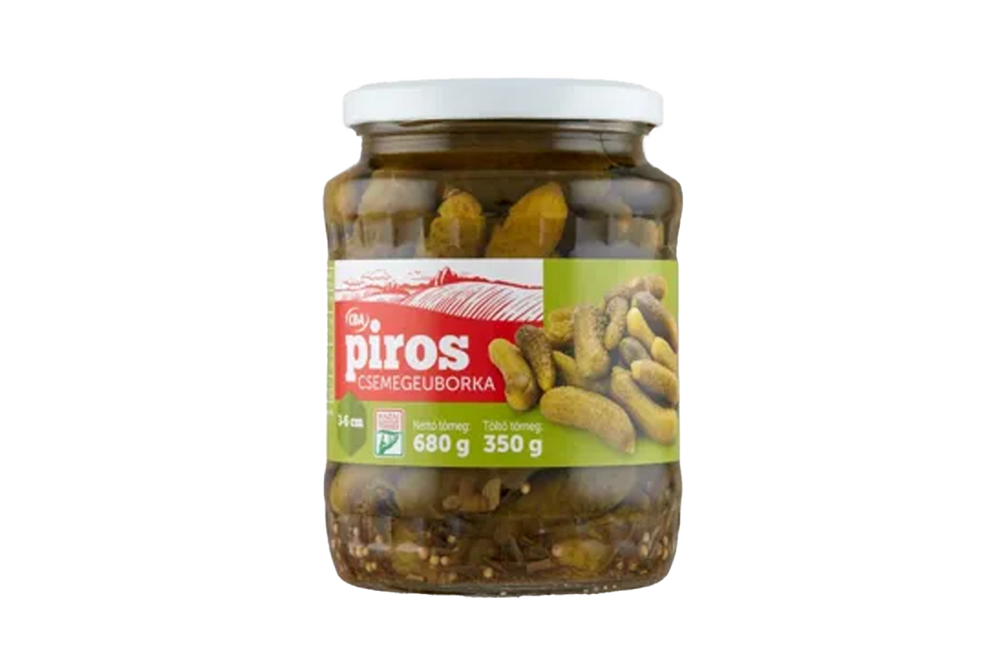 CBA Pickled Gherkins 3-6cm 680g/350g