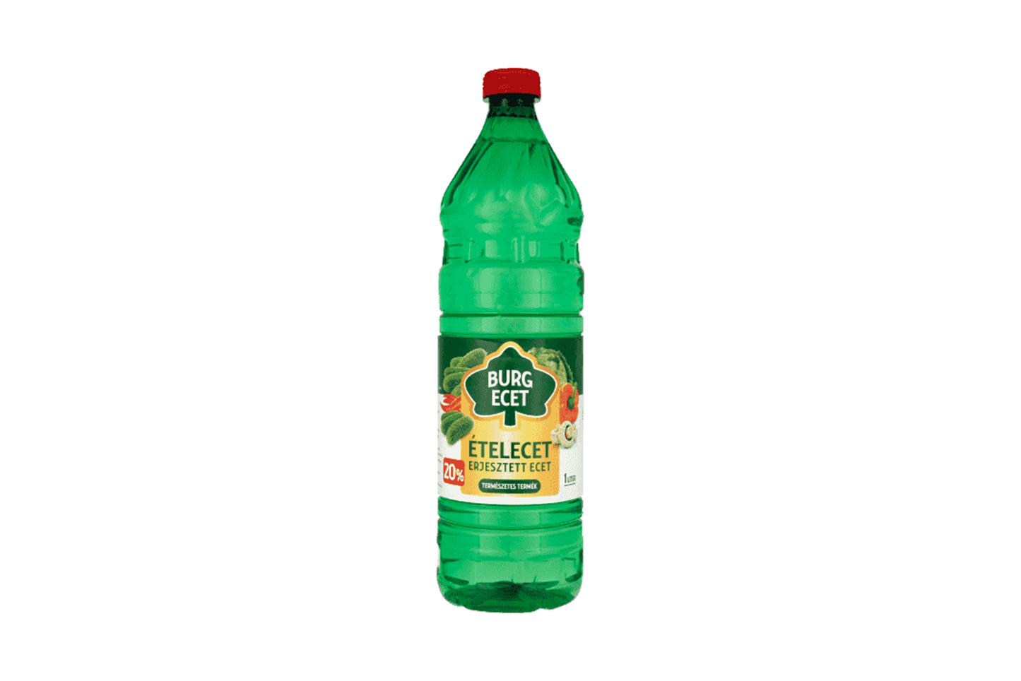 Burg white vinegar 20% 1L – strong distilled vinegar for cleaning and pickling