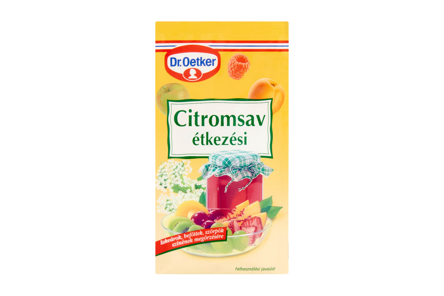 Dr. Oetker citric acid 30g – food-grade acidifier for jam and pickling