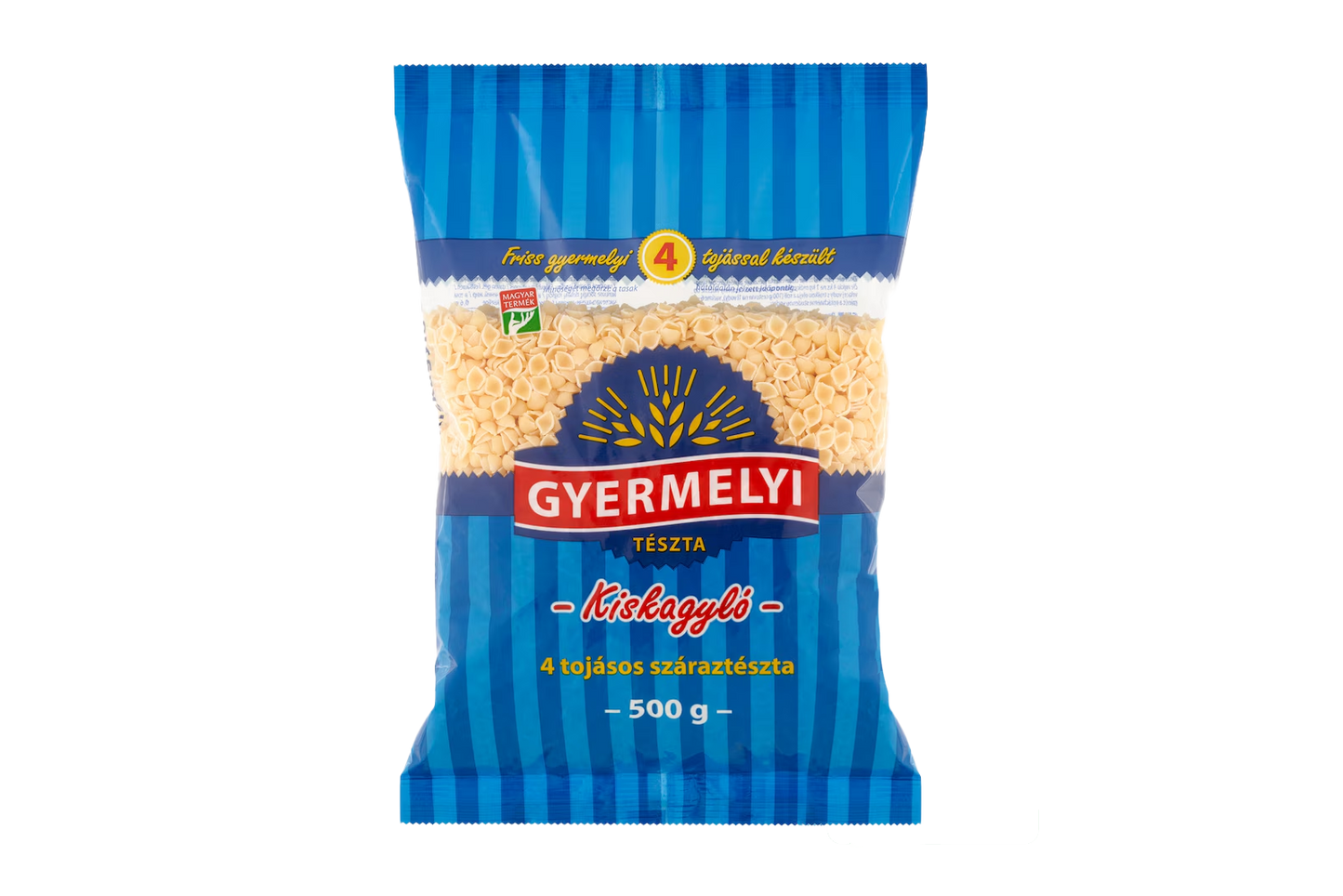 Gyermelyi mini shell pasta 500g – conchiglie-style durum wheat pasta