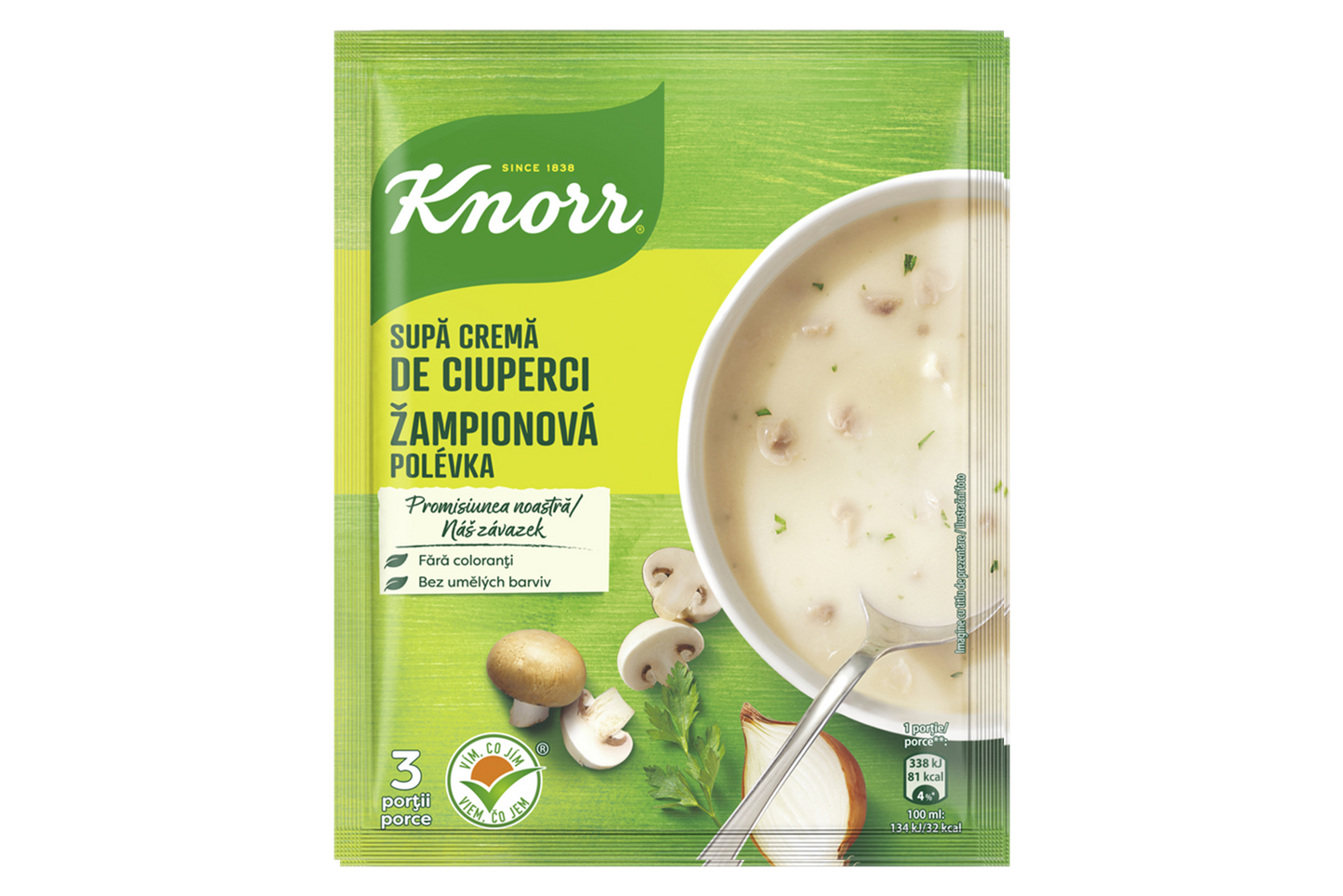 Instant mushroom soup