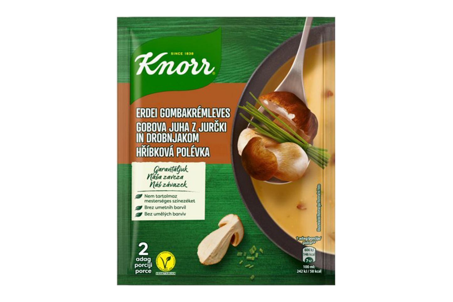 Instant porchini mushroom soup