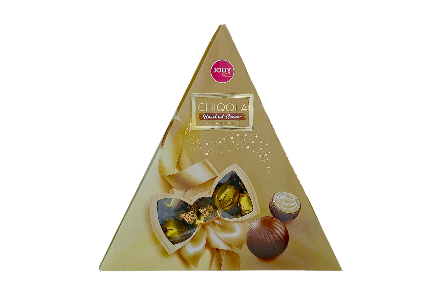Jouy & Co Chiqola pralines 110g – hazelnut cream-filled chocolate treats