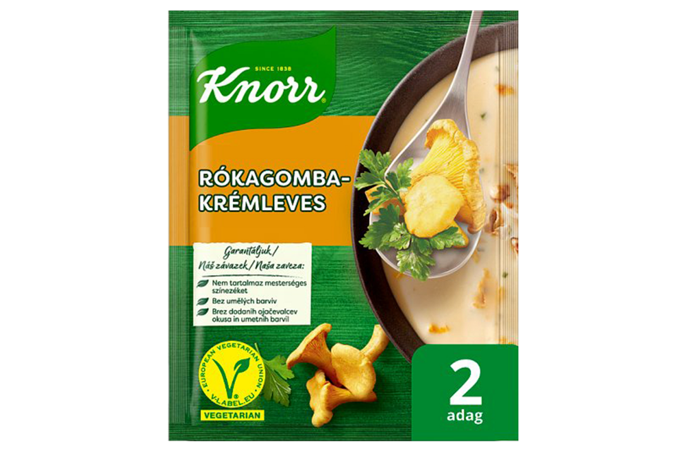 Knorr creamy girolle mushroom soup 56g – gourmet soup with wild mushroom flavour