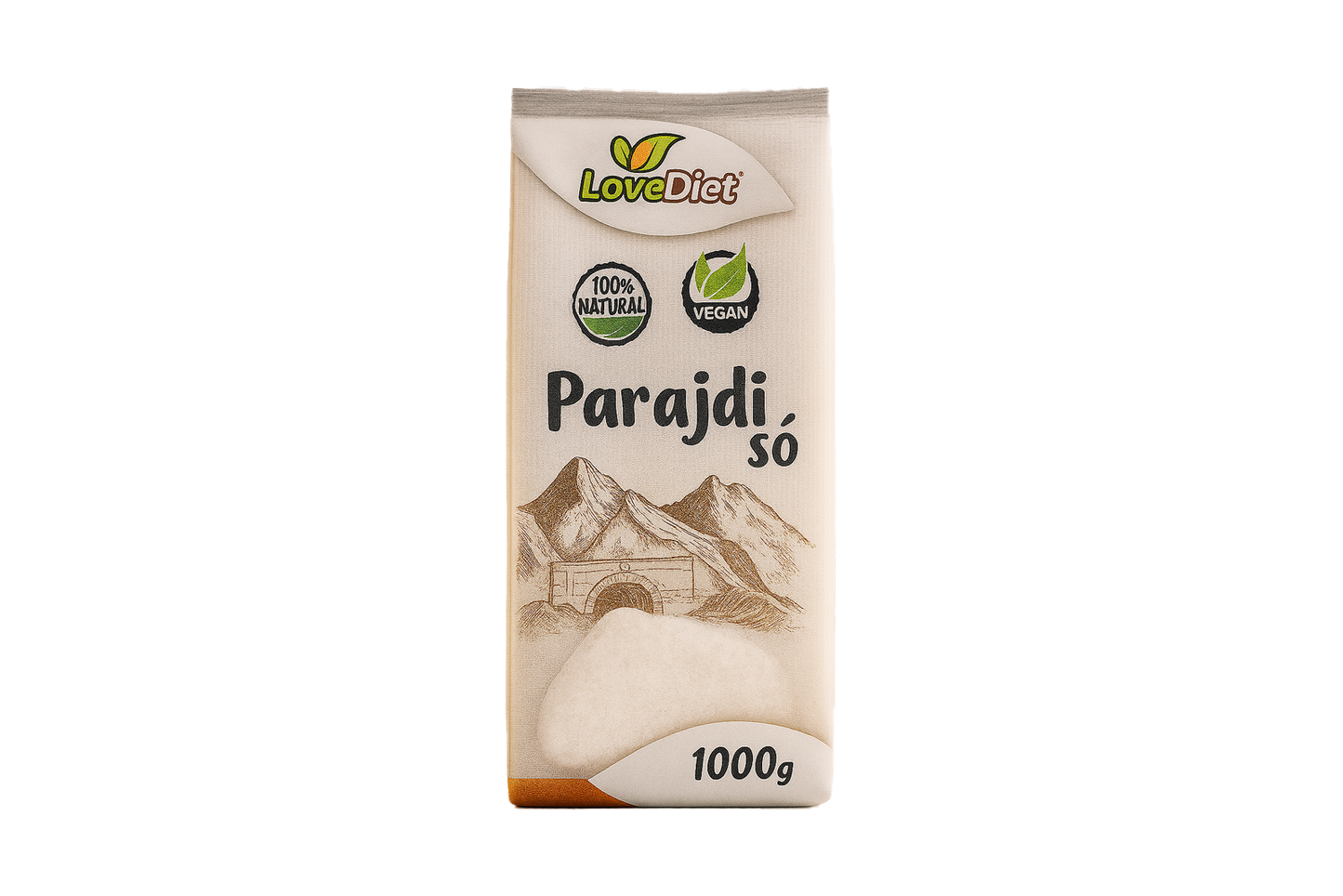 Love Diet Praid salt 1000g – natural salt from Parajdi mine, unrefined
