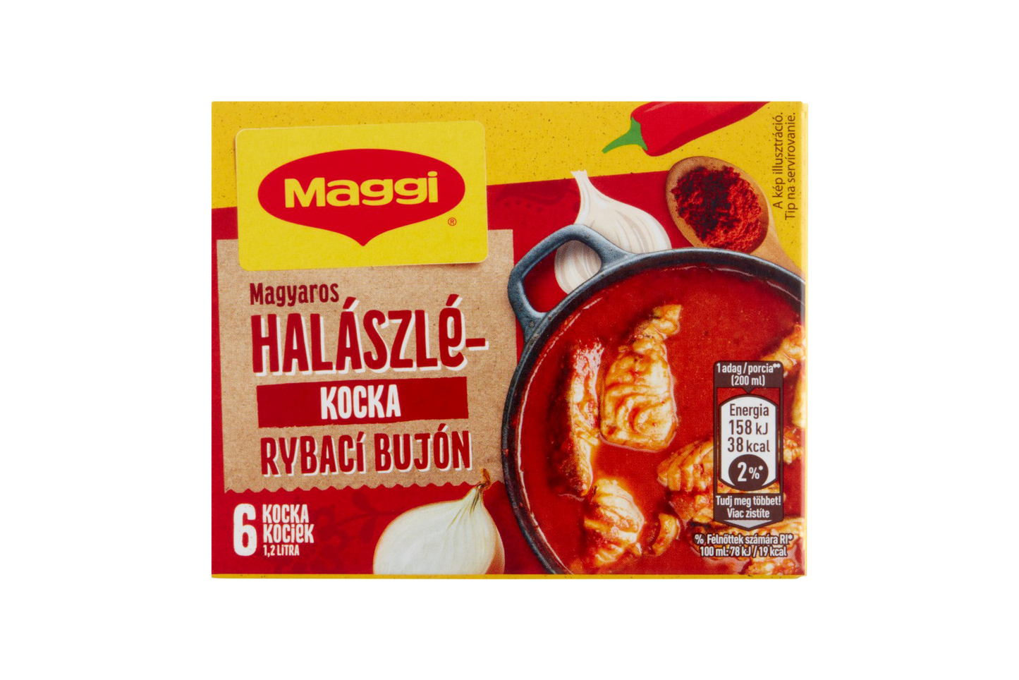 Hungarian fish soup seasoning cube