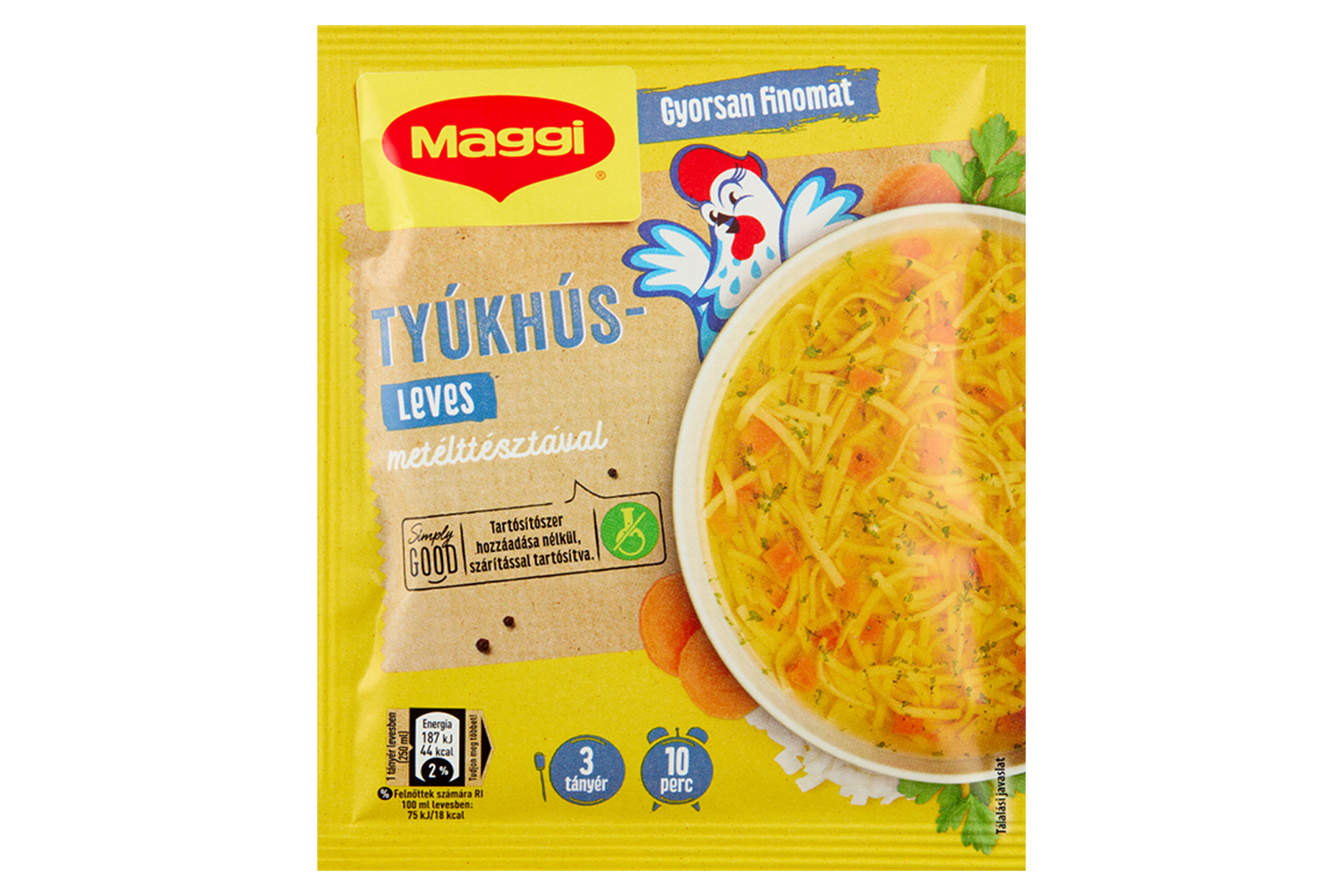 Instant hungarian chicken soup