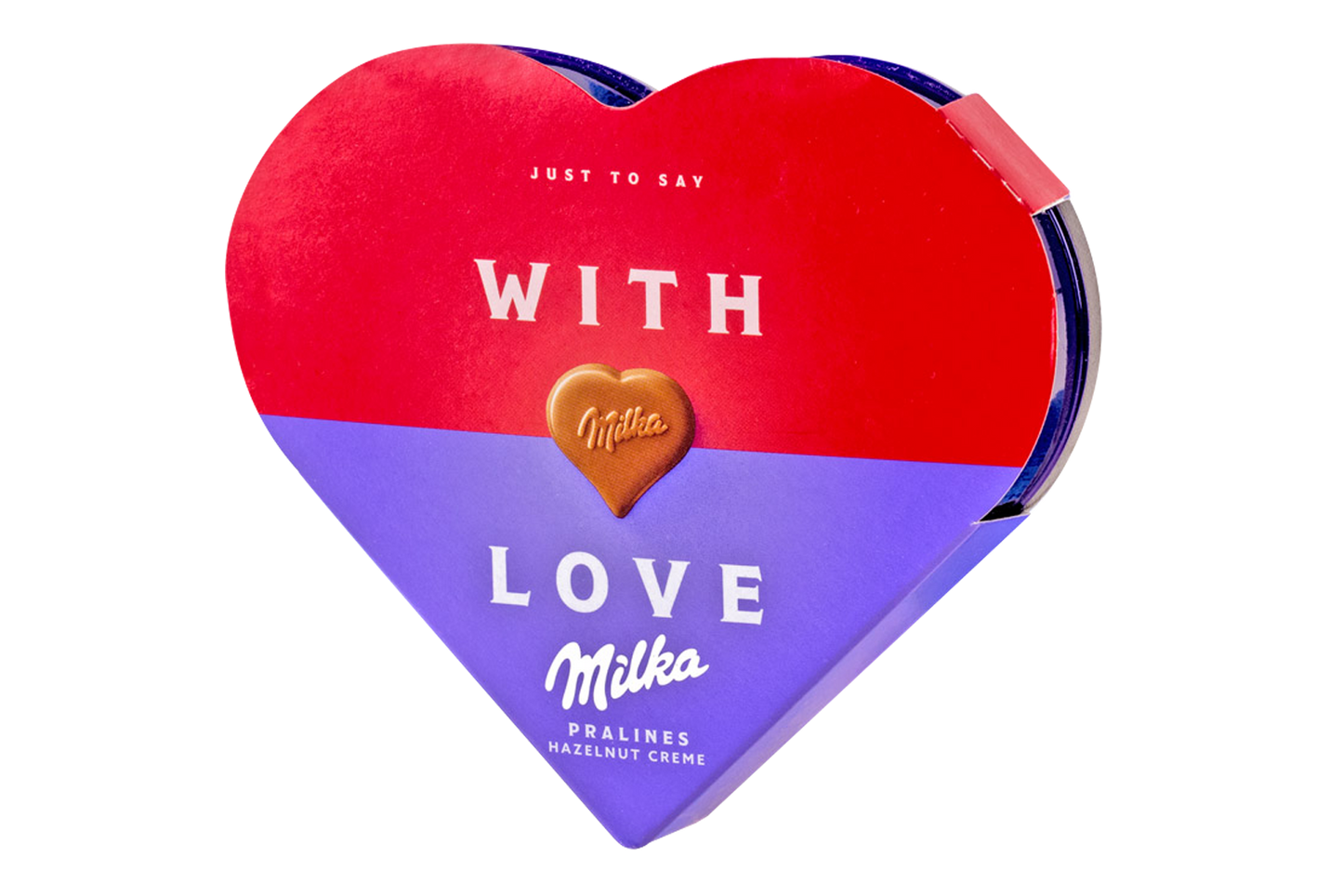 Heart shaped hazelnut pralines