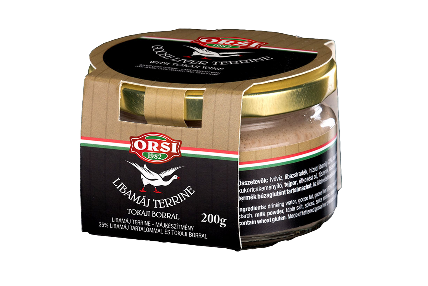 Goose liver terrine with Tokaj wine 35% fat content