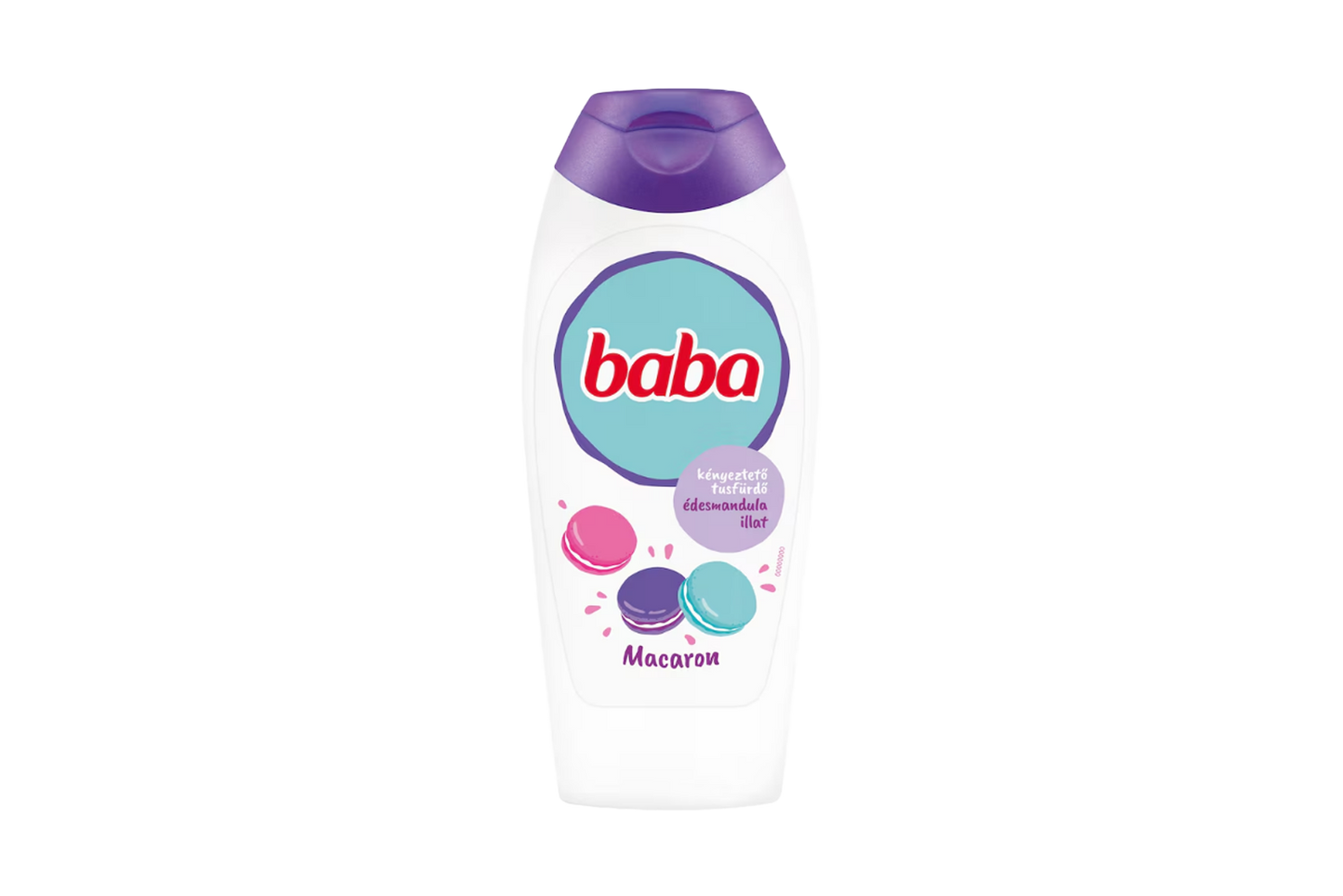 Baba shower gel 400ml with sweet almond scent for gentle skin care