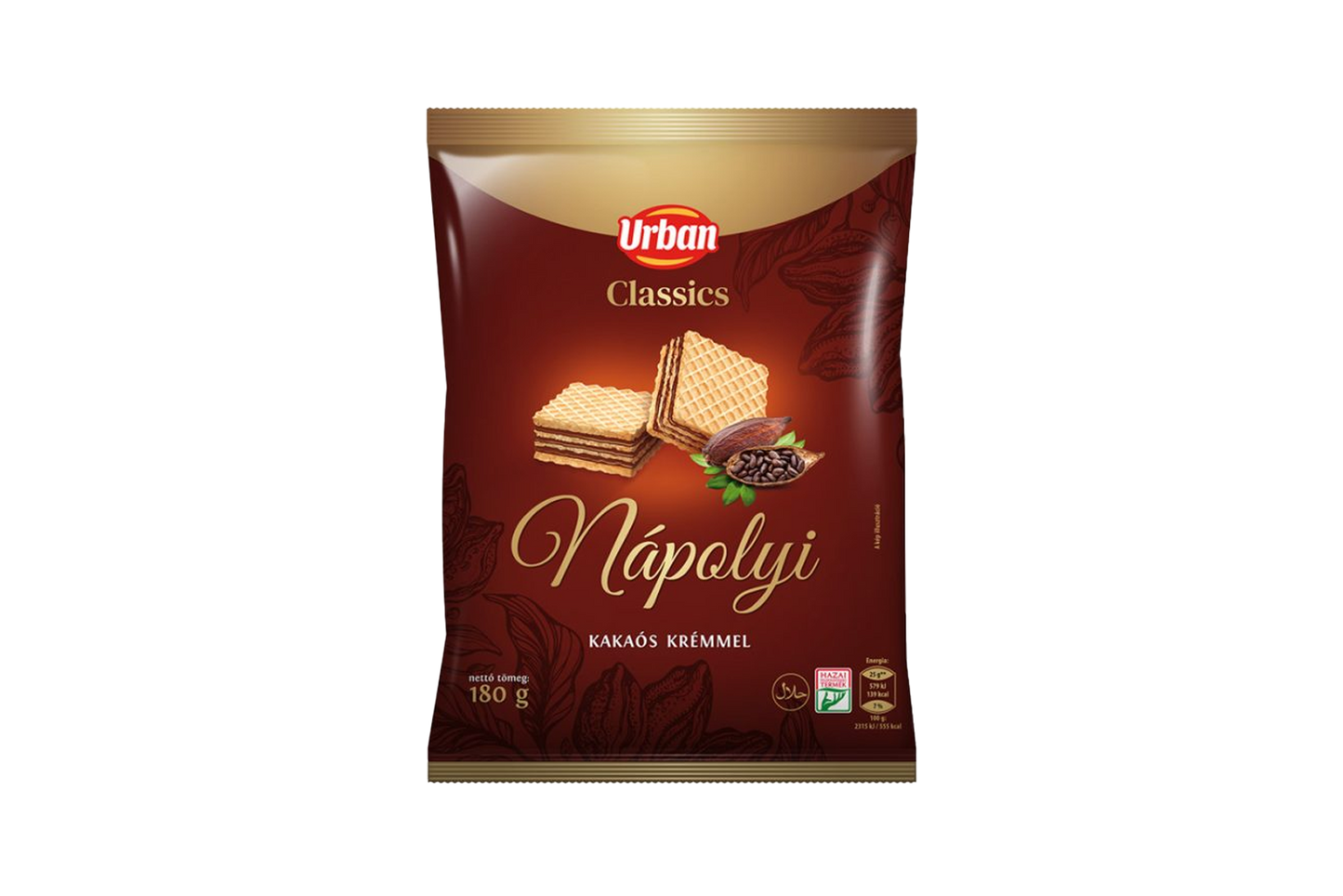 Urban Classics Cocoa Cream Wafer 180g