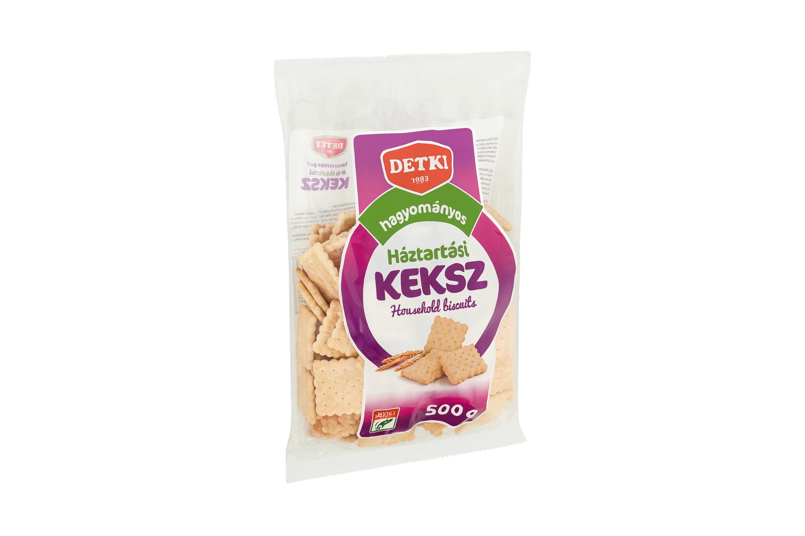 Detki Plain Tea Biscuits (Haztartasi keksz) 500g
