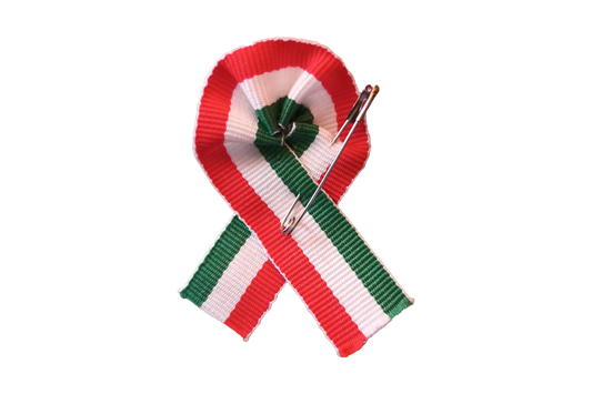 Magyar Kokárda - Hungarian Rosette with safety pin