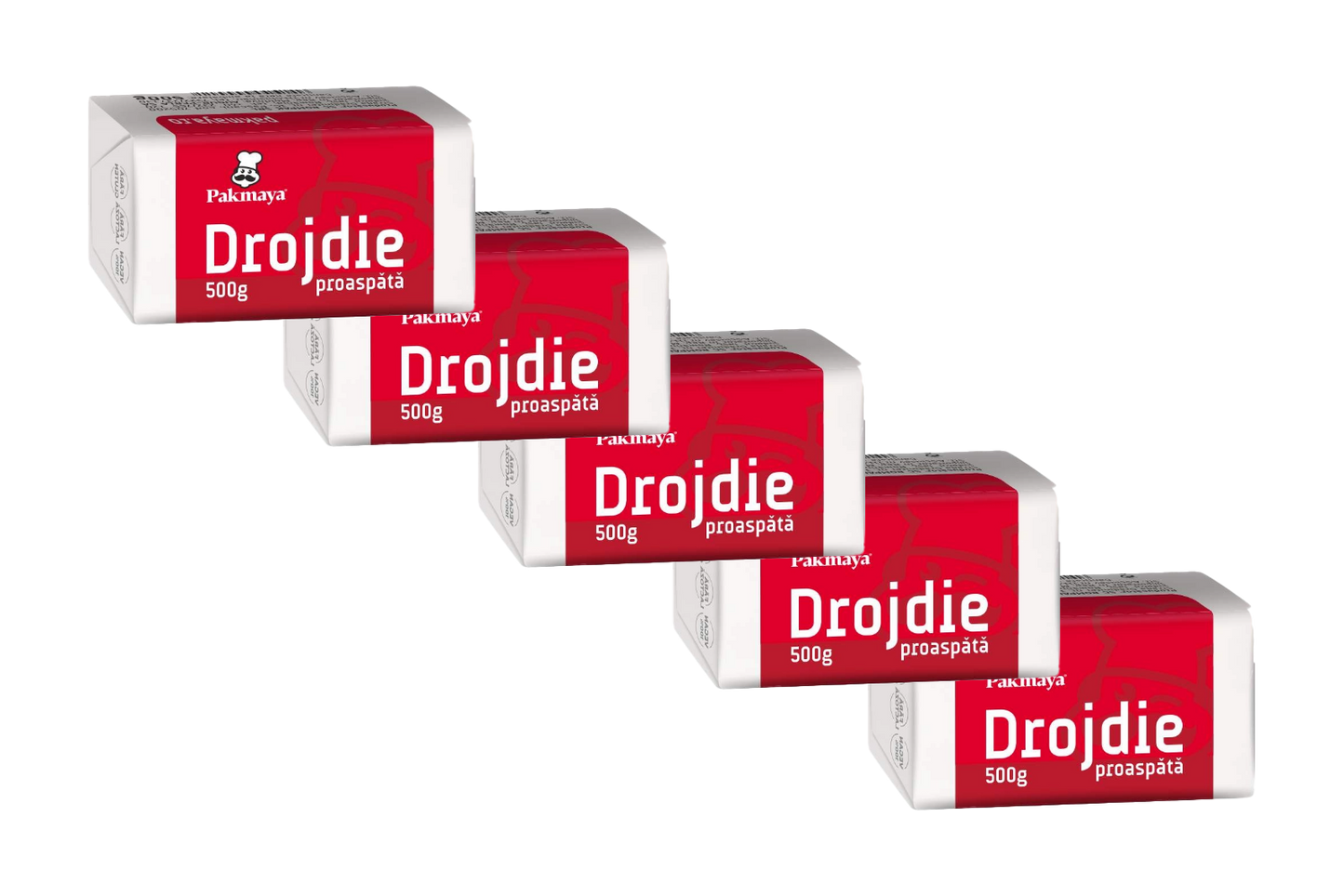 Pakmaya Fresh Baker`s Yeast (Chilled Fresh Product) 5x 50g