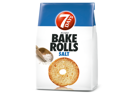 Double baked rolls with salt flavour