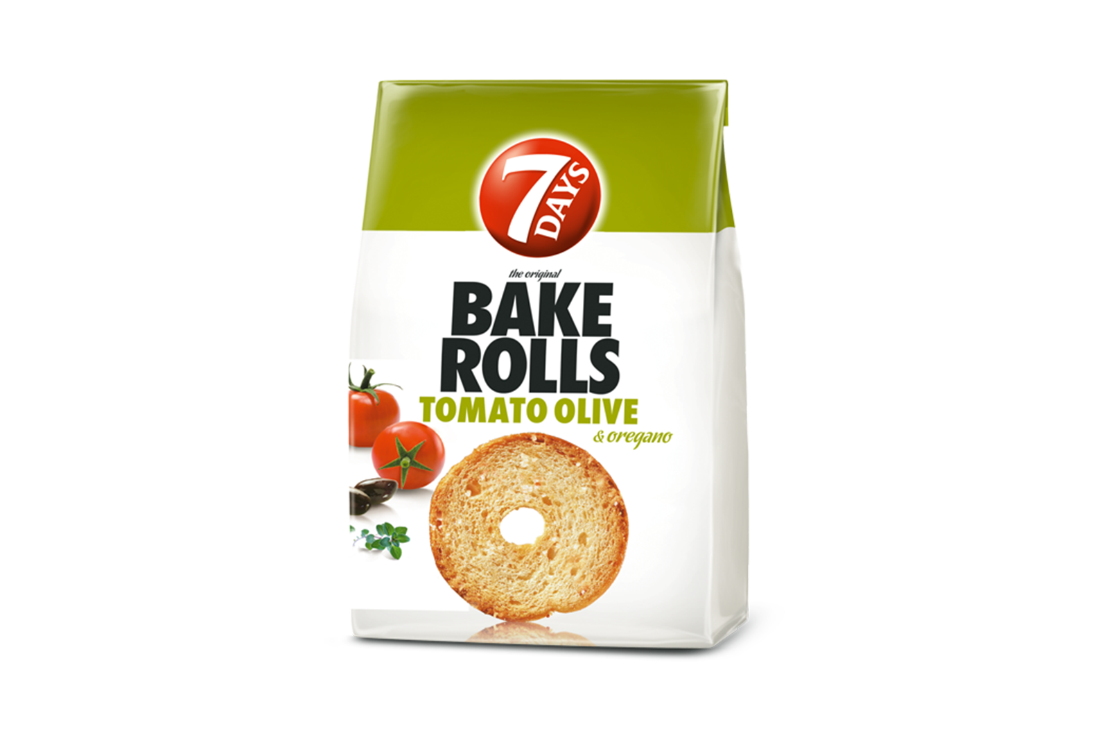 Double baked rolls with olives and oregano flavour