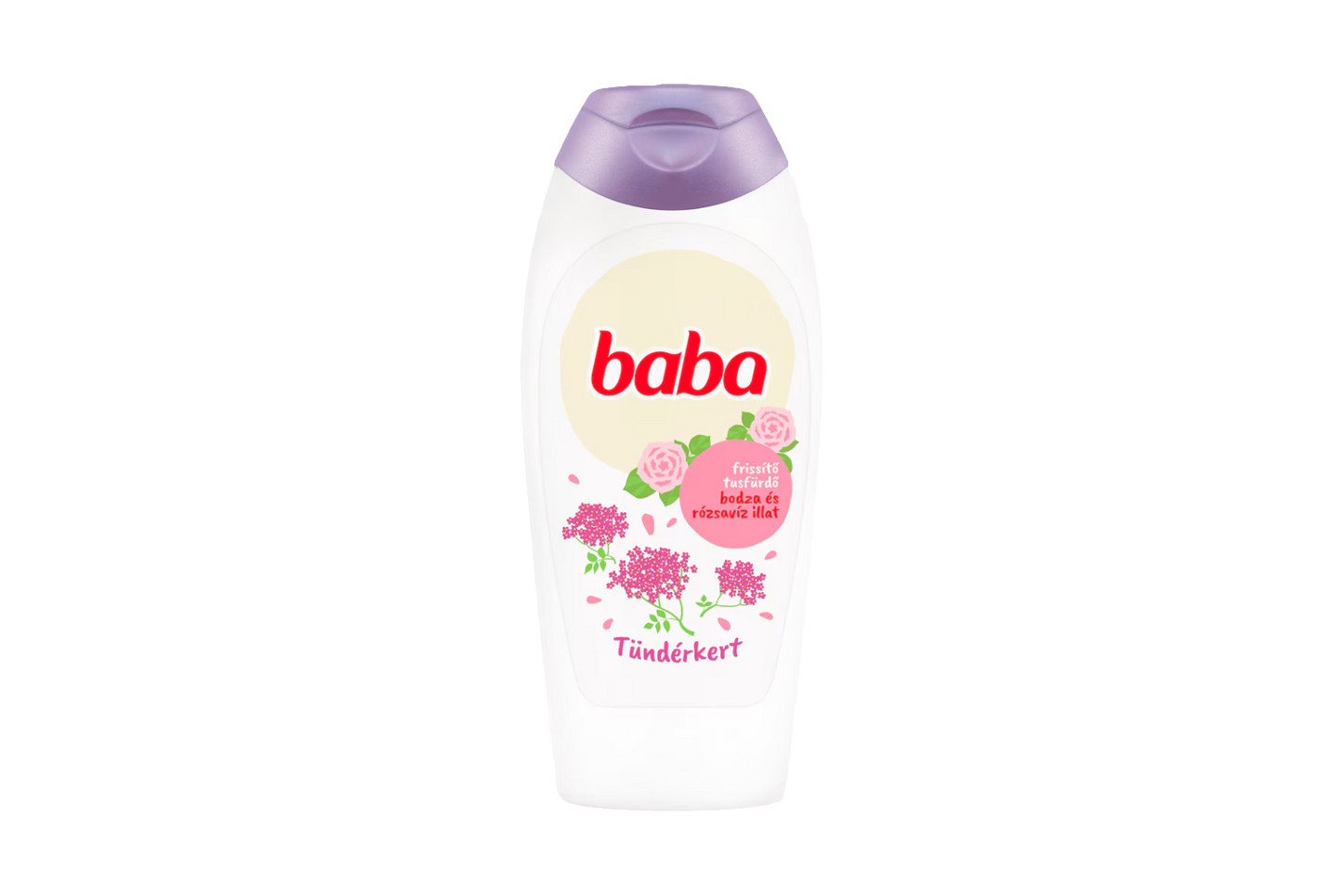 Baba Refreshing Shower Gel – Elderflower & Rose Water Infused 400ml