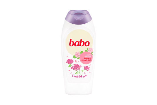 Baba Refreshing Shower Gel – Elderflower & Rose Water Infused 400ml
