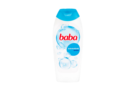 Baba lanolin shower gel 400ml – gentle moisturizing body wash with lanolin