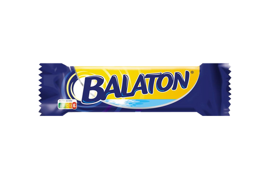 Balaton cocoa wafer bar 27g – milk chocolate coated wafer with creamy cocoa filling