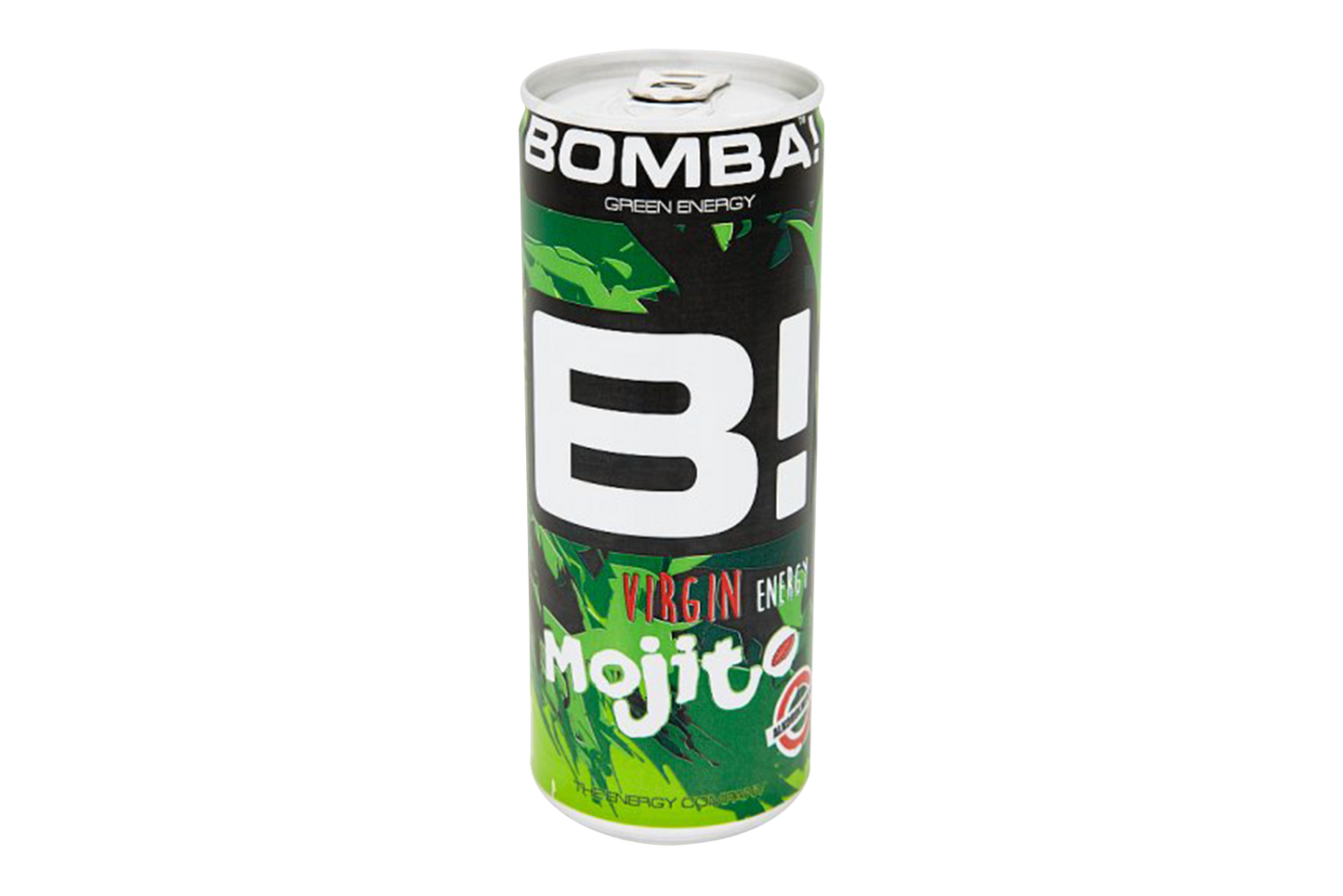 Bomba! Virgin Mojito 250ml – reduced price, BB 23.09.2025 – lime and mint energy drink
