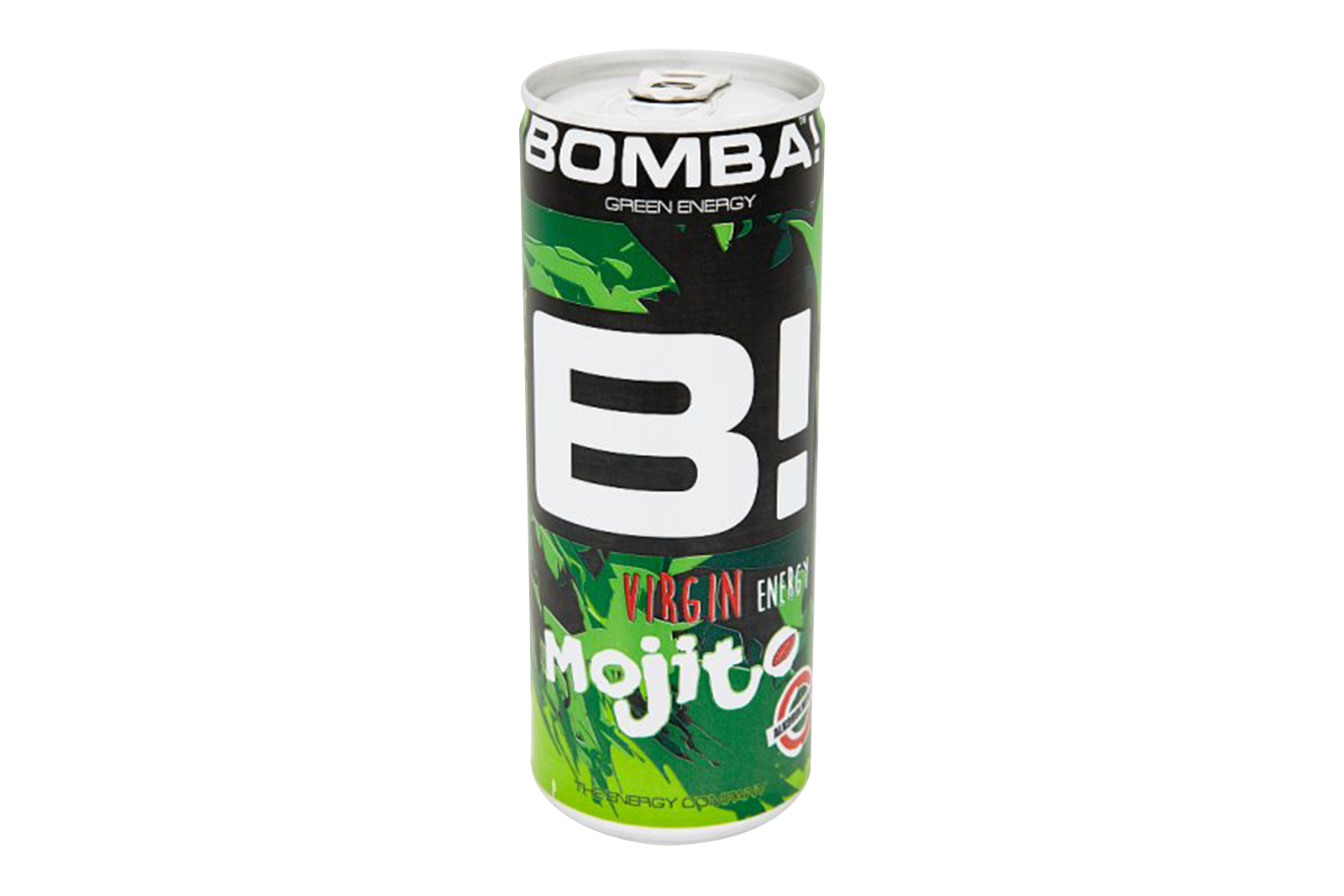 Bomba! Virgin Mojito 250ml – reduced price, BB 23.09.2025 – lime and mint energy drink