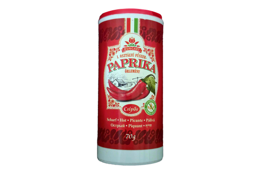 Chili-Trade Hot Hungarian Ground Paprika Decorative Shaker 70g