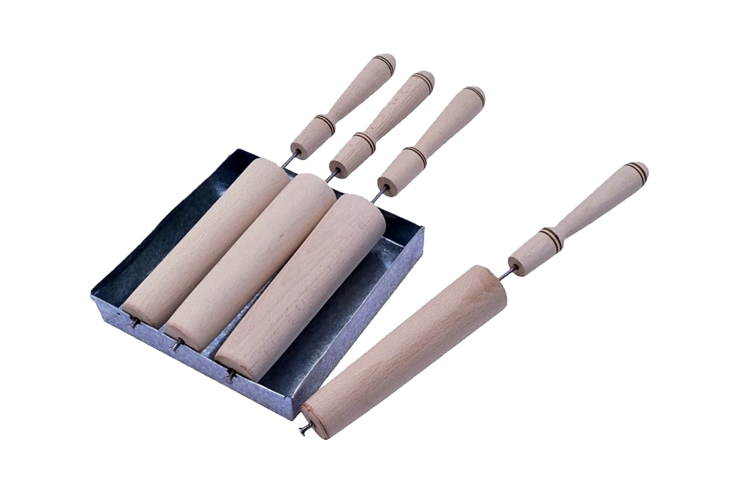 Chimney cake baking set – complete kit for traditional Hungarian kürtőskalács