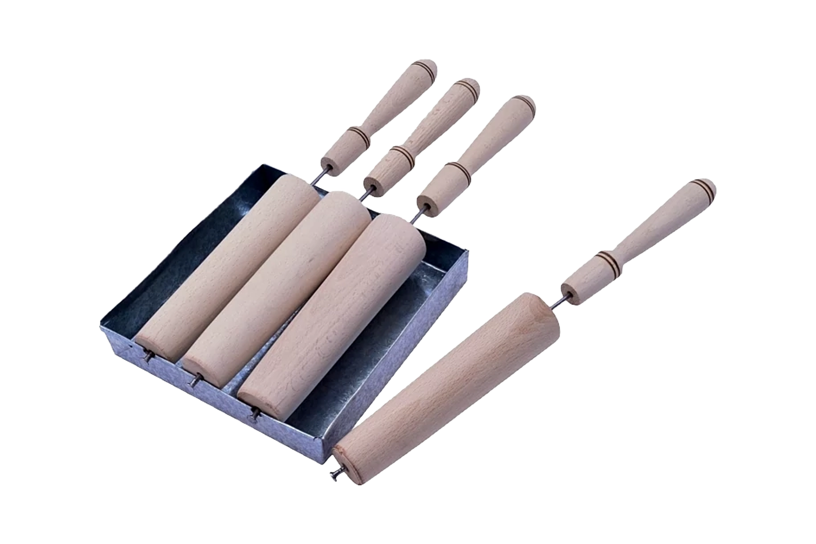 Chimney cake baking set – complete kit for traditional Hungarian kürtőskalács