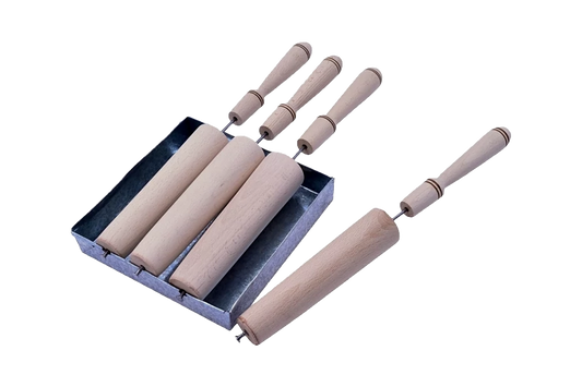 Chimney cake baking set – complete kit for traditional Hungarian kürtőskalács