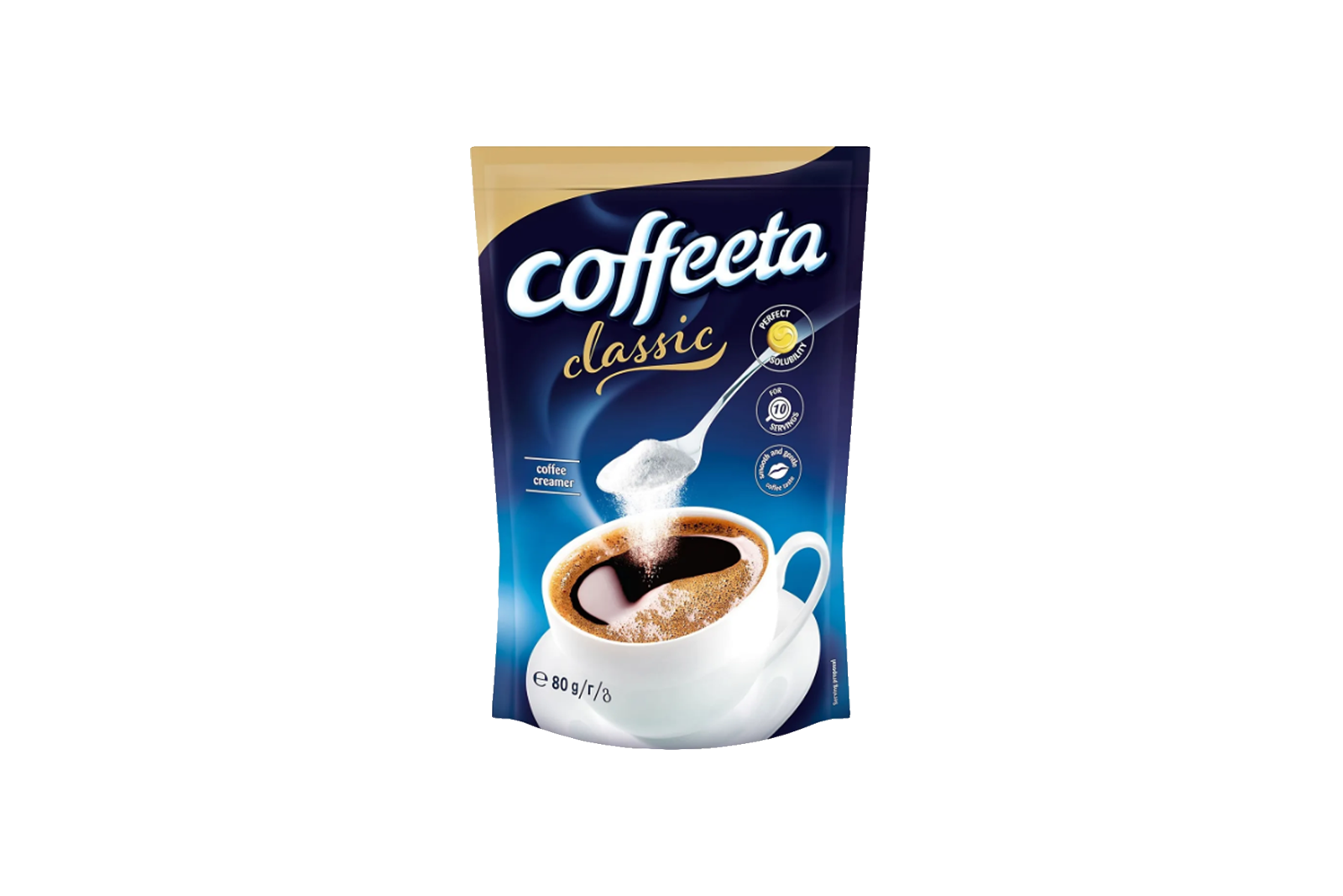 Coffeeta coffee creamer 80g – compact powdered creamer for coffee and tea