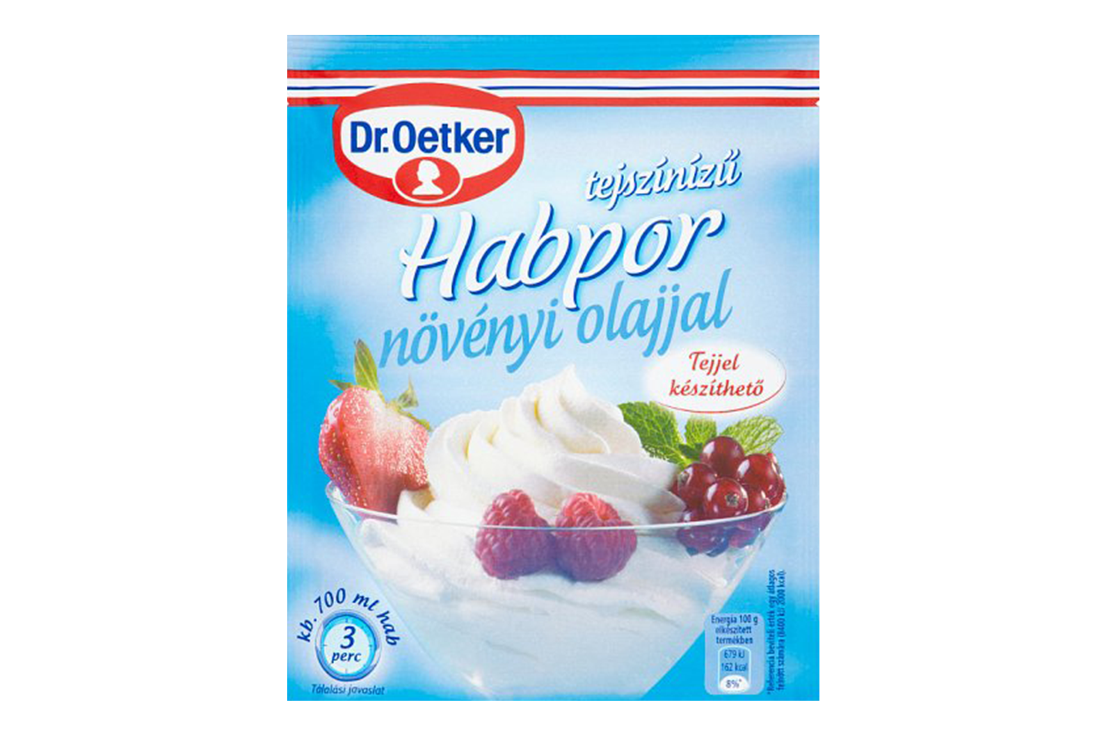 Dr. Oetker whipped cream powder 45g – cream-flavoured instant mix for desserts