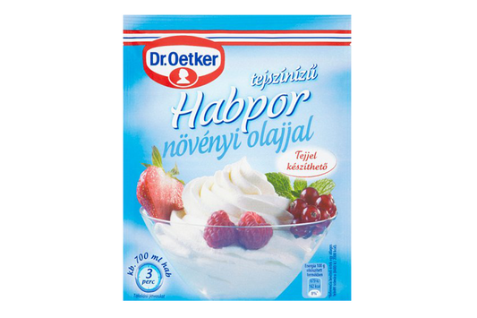 Dr. Oetker whipped cream powder 45g – cream-flavoured instant mix for desserts