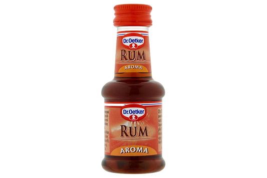 Dr. Oetker dark rum aroma 38ml – baking essence with rich rum flavour