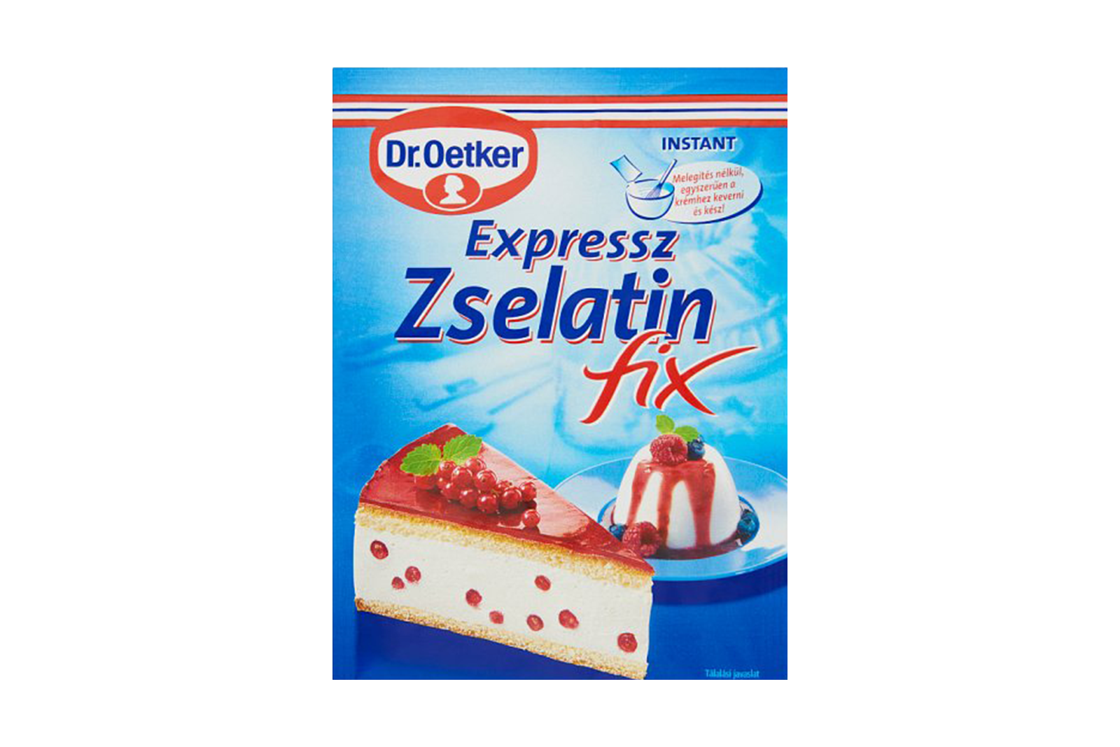 Dr. Oetker gelatine fix 20g – instant setting agent for cold desserts