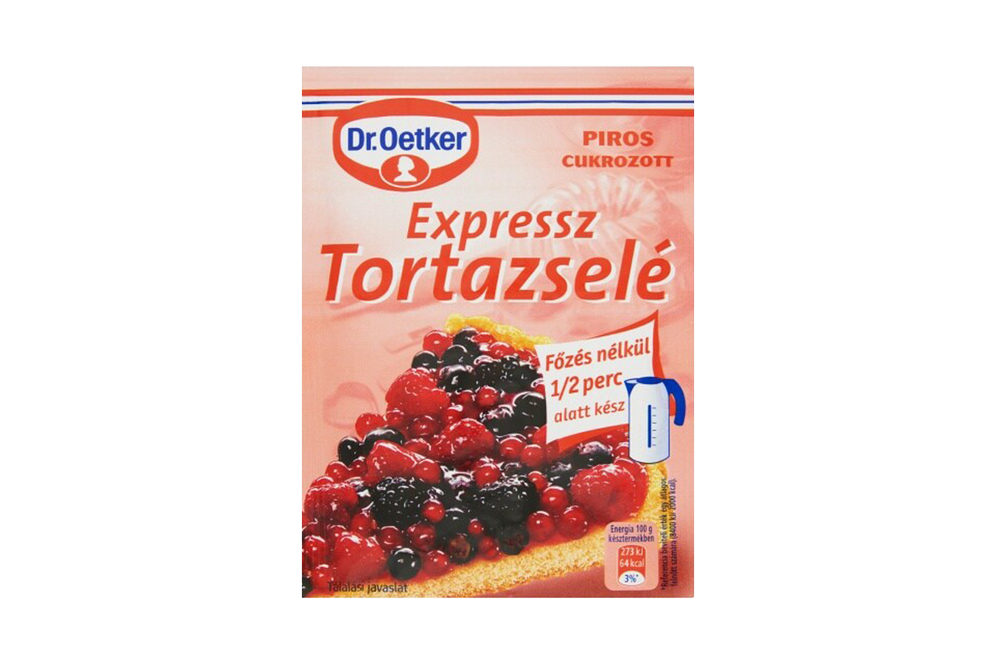 Dr. Oetker Express Tort-Gelee - Red 50g BB: 31.10.2025 - REDUCED - 50% OFF