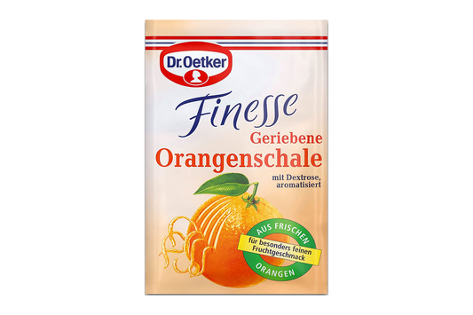 Dr. Oetker grated orange peel 6g – dried orange zest for cakes and pastries