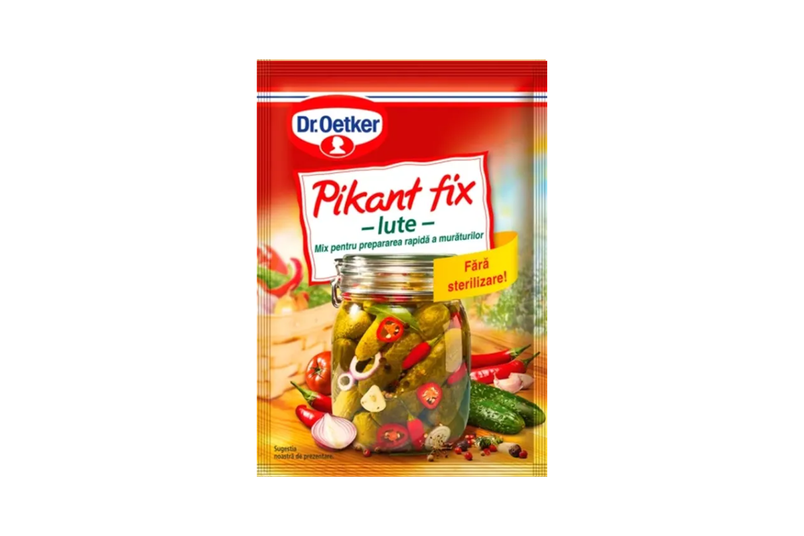 Dr. Oetker Pikant Fix hot 100g – spicy pickle seasoning for bold flavour
