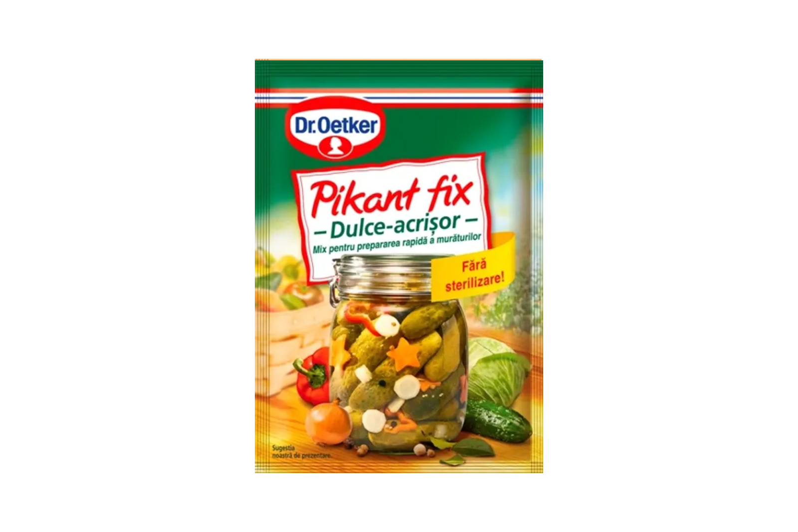 Dr. Oetker Pikant Fix sweet & sour 100g – balanced pickle seasoning with tangy taste