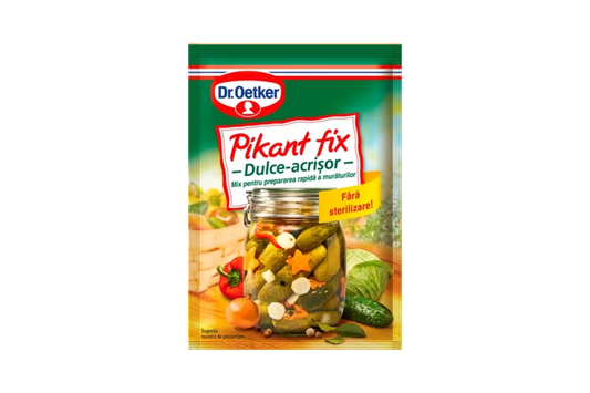 Dr. Oetker Pikant Fix sweet & sour 100g – balanced pickle seasoning with tangy taste