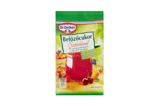 Dr. Oetker Reduced Calorie Pectin-Based Jam Sugar with Stevia 350g 