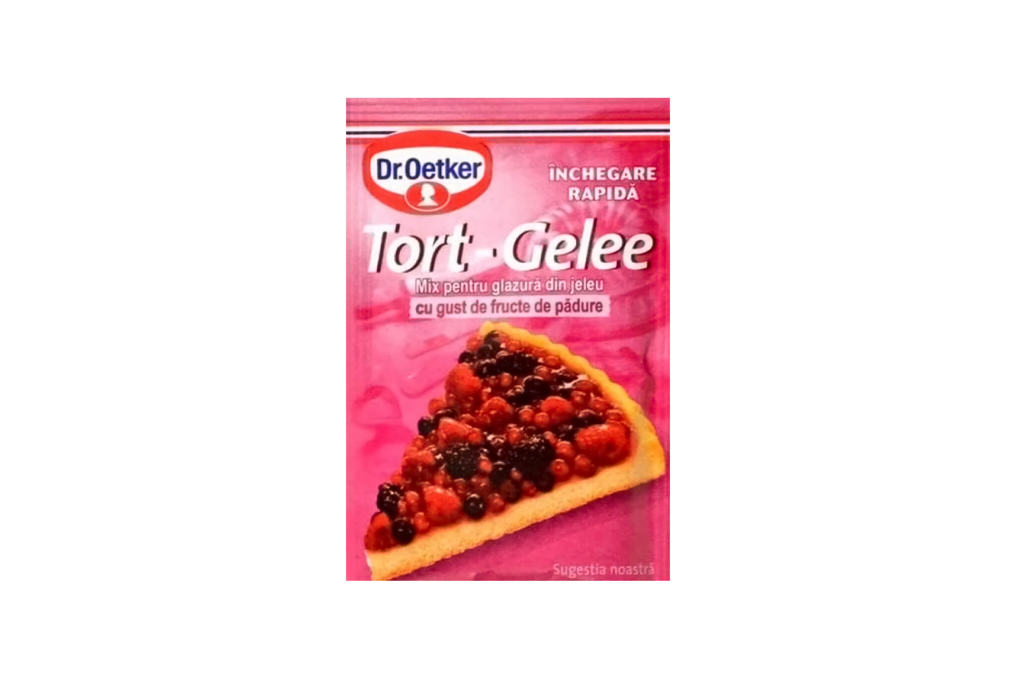 Dr. Oetker forest fruit glaze 8g – reduced price, BB 31.07.2025 – berry cake glaze