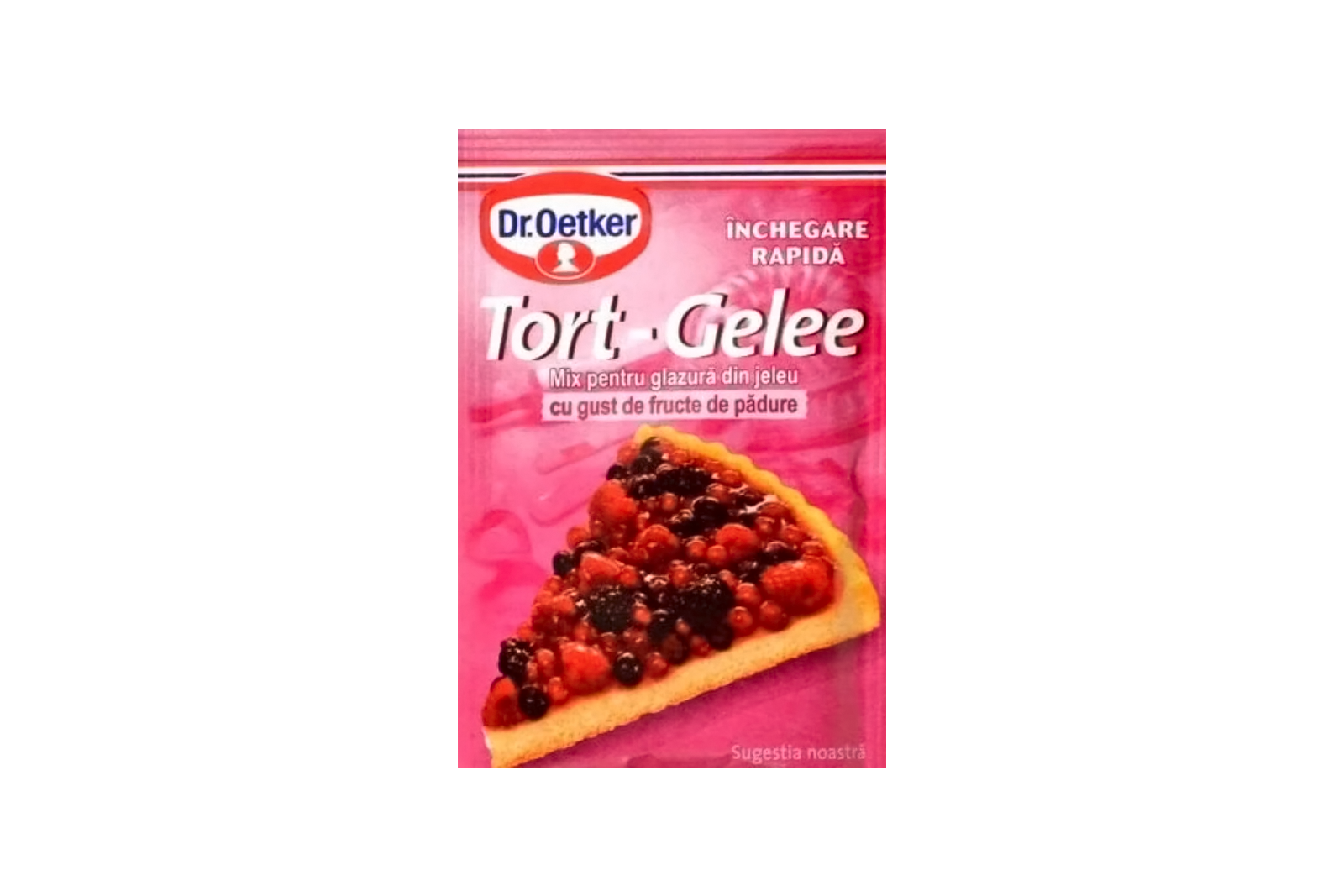 Dr. Oetker forest fruit glaze 8g – reduced price, BB 31.07.2025 – berry cake glaze