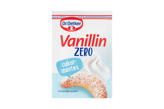 Dr. Oetker Vanillin Zero 8g – sugar-free vanilla flavouring for baking