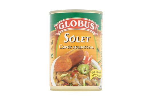 Hungarian style Cholent with spicy sausage