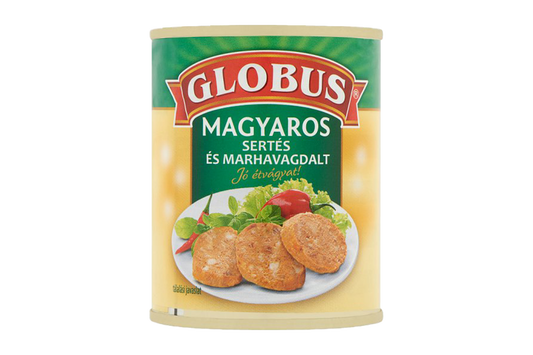Globus minced pork & beef 130g – Hungarian style canned meat blend