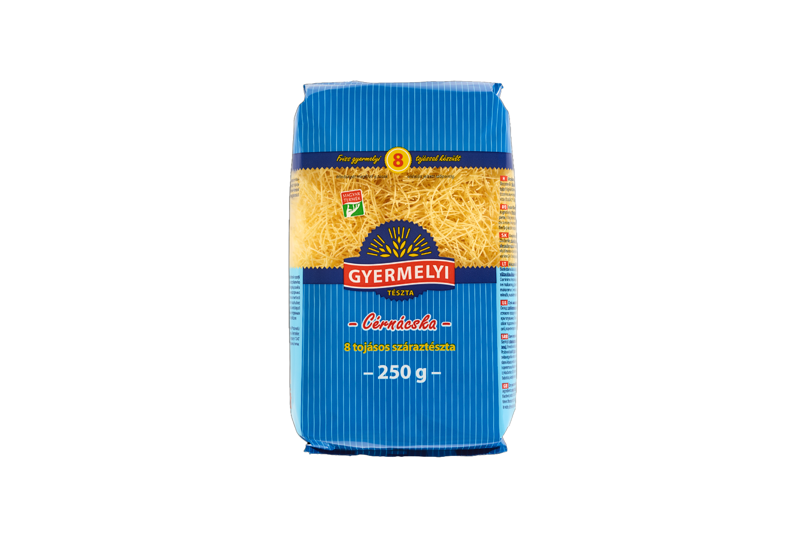 Gyermelyi cappellini pasta 250g – 8-egg thin pasta for soups and light dishes