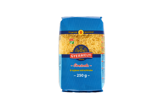 Gyermelyi cappellini pasta 250g – 8-egg thin pasta for soups and light dishes