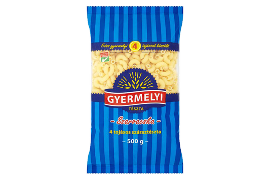 Gyermelyi Elbow Macaroni Pasta (Szarvacska) 500g