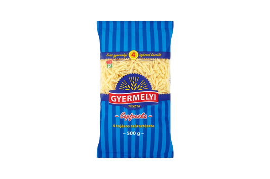 Gyermelyi gemelli pasta 500g – twisted Copfocska style egg pasta